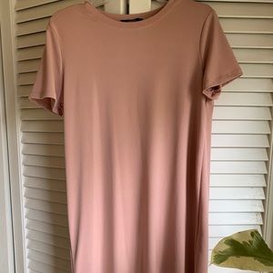 Pink T-shirt Dress